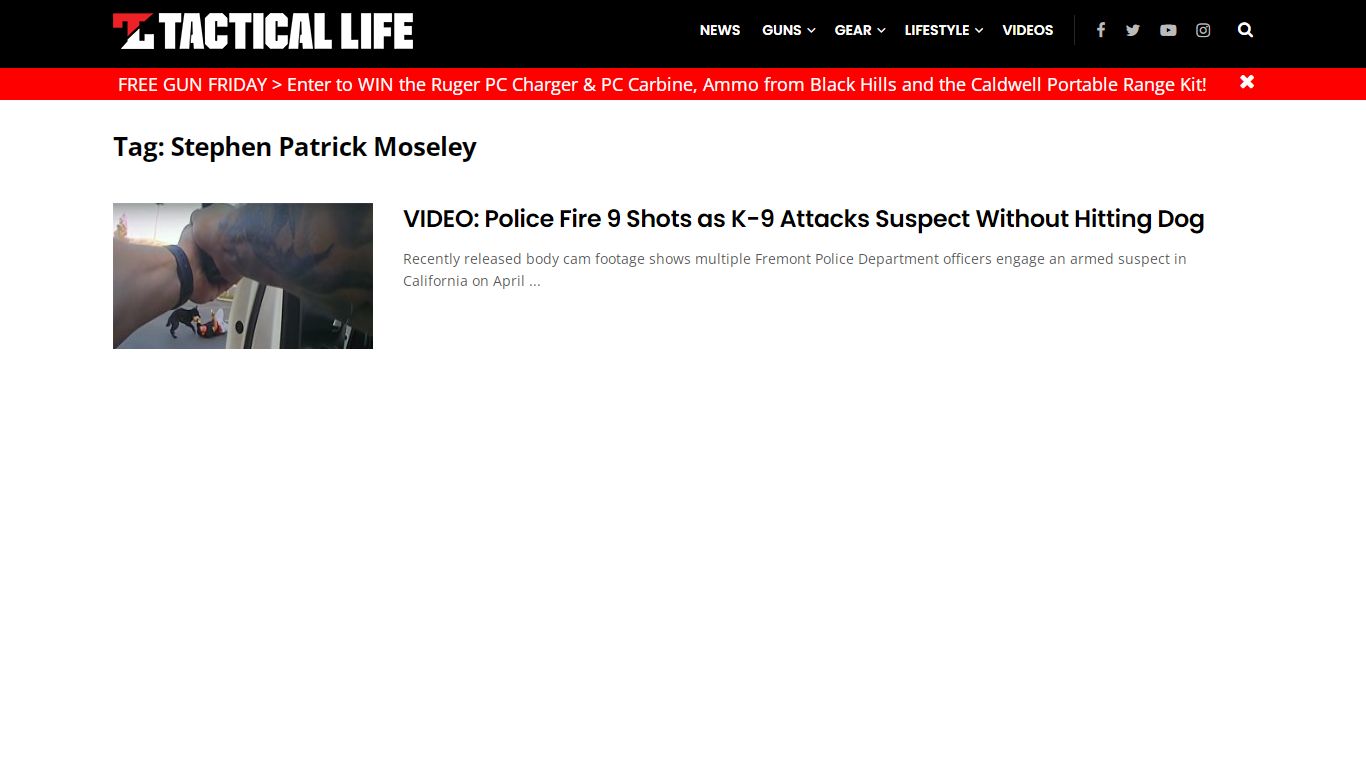 Stephen Patrick Moseley - tactical-life.com